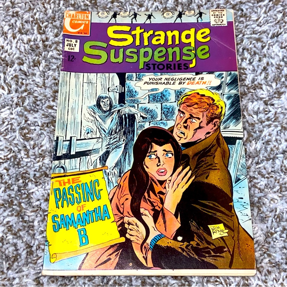 VINTAGE 1969 CHARLTON COMICS Strange Suspense Stories Haunted Silver Age #8